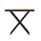 Flash Furniture Natural/Gray 59in x 35.5in Cross Frame Patio Table SB-TB288-NAT-GG - alternate 2